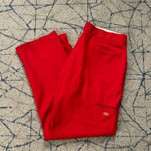 Vintage Dickies Red Mens Pants 44x34